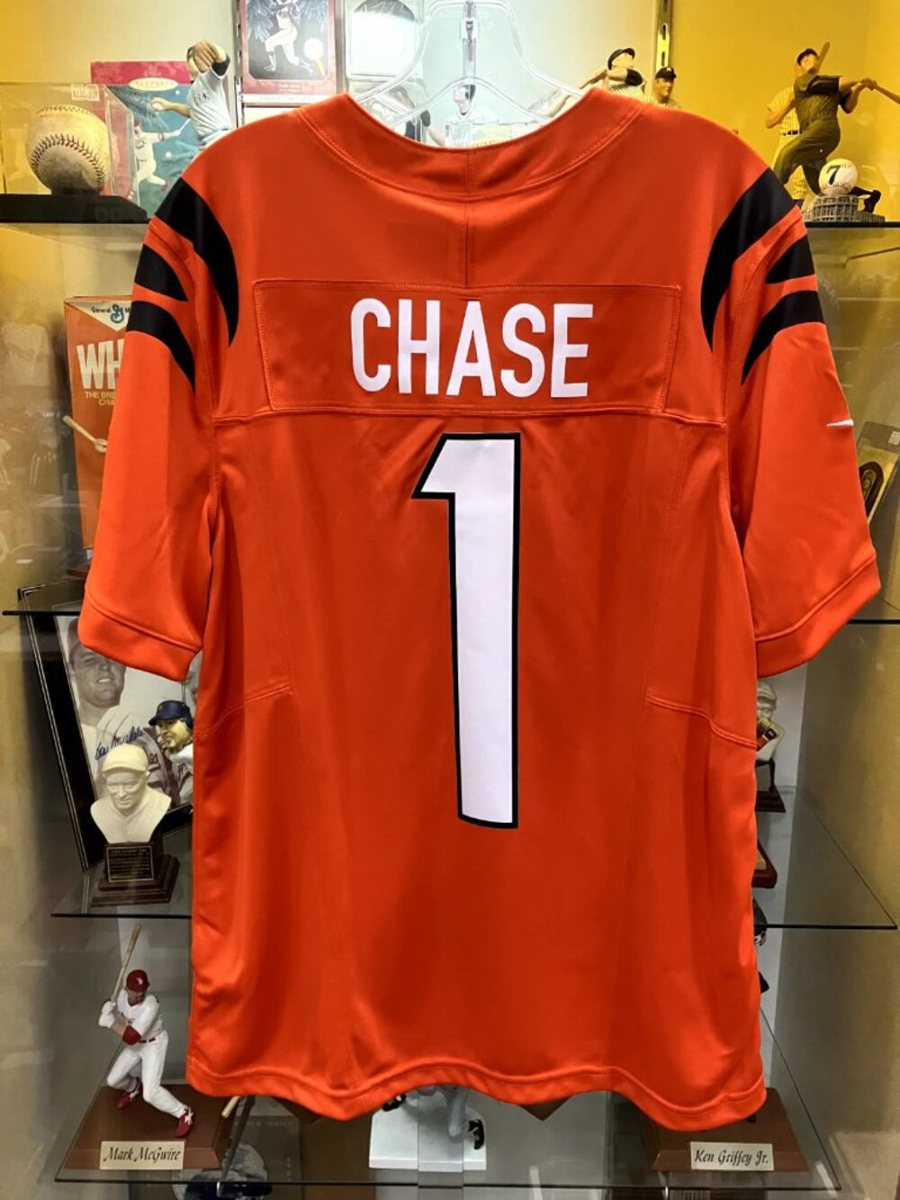 Ja'Marr Chase Orange Stitched Jersey Vapor